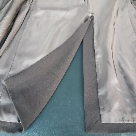 Antonio Fusco Milano Vintage SZ 4 - 2 Piece Pant Suit Chocolate Brown 100% Wool - Picture 8 of 16